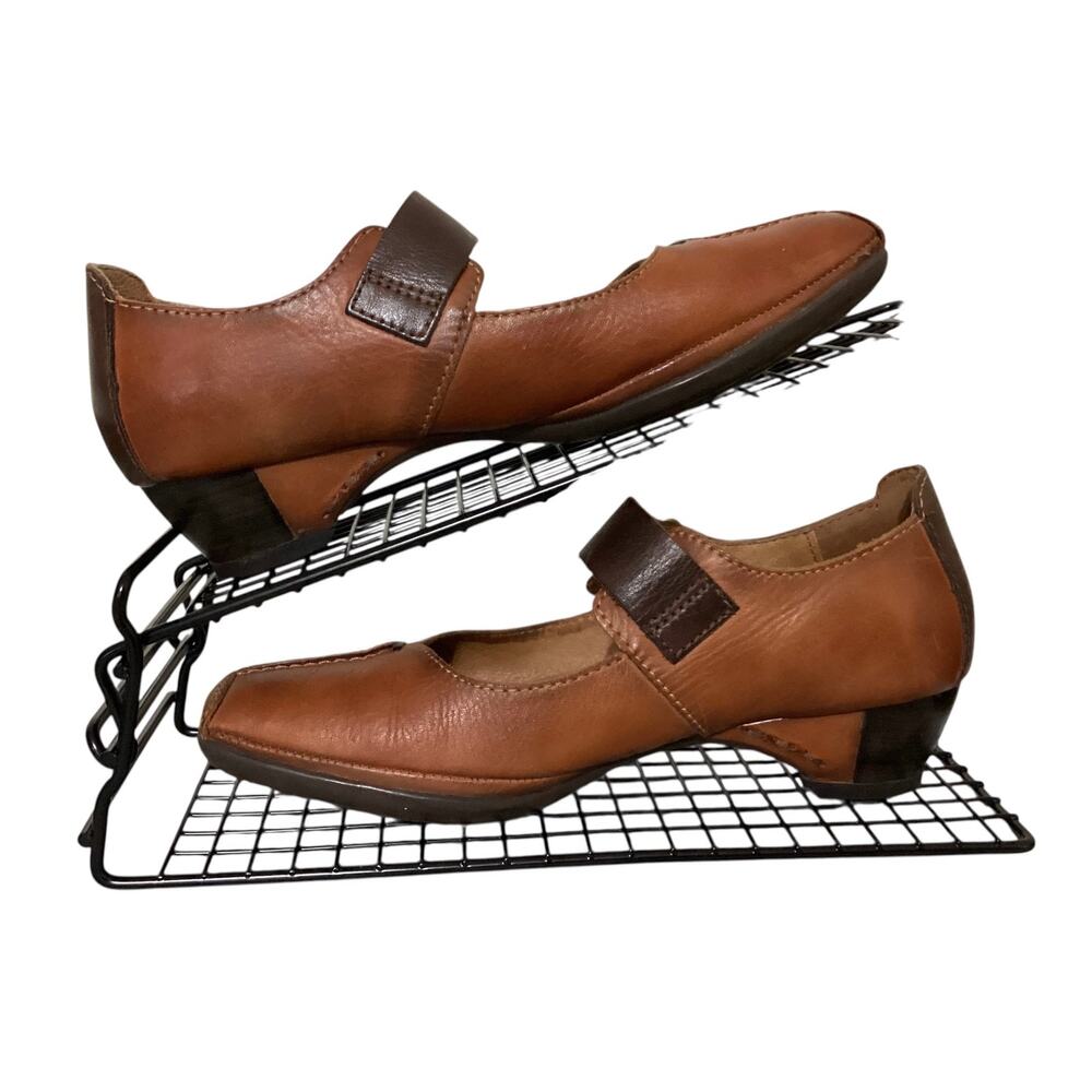 Pikolinos Gandia Leather Mary Jane Sandals - Brandy Brown EU 36/US 6 - Picture 2 of 5